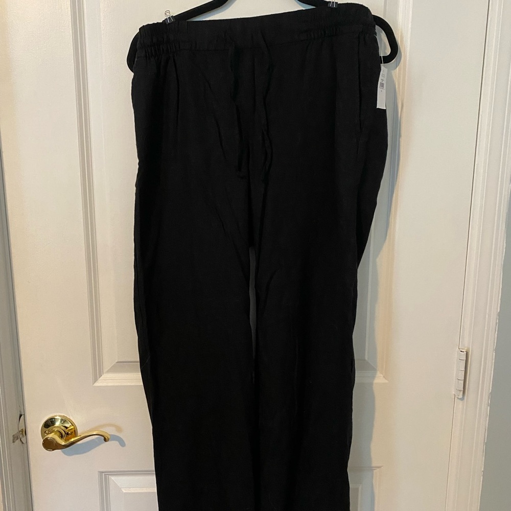 Old Navy - S - Black Linen Pants